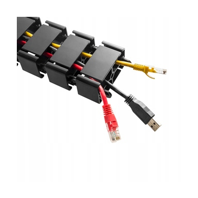 Powerton ERGO GANSO Organizer kabli, czarny