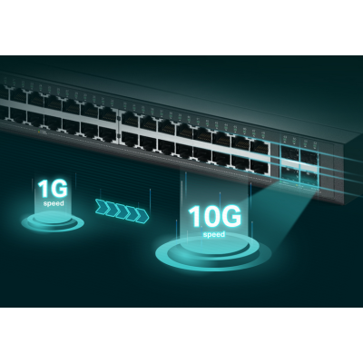 TP-Link Przełącznik zarządzalny SG3452XP 48xGE PoE