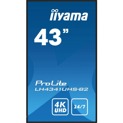 IIYAMA Monitor ProLite LH4341UHS-B2 42.5 cala 24/7 500cd 4K IPS 3xHDMI