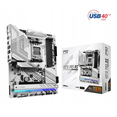 Płyta ASrock X870 PRO RS AMD X870 DDR5 M.2 USB4 AM5 ATX