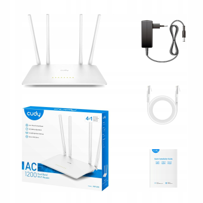 CUDY Router WR1200 WiFi AC1200