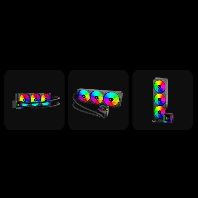 Rampage INFINITE V360 Chłodzenie wodne 360MM ARGB, białe