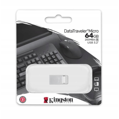 Kingston Data Traveler Micro G2 64GB USB 3.2 Gen1