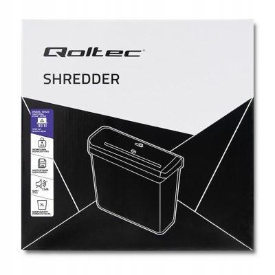 Qoltec Niszczarka Home & Office Strip cut 7L