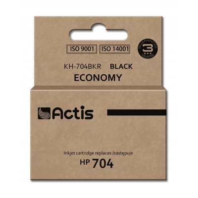 Tusz ACTIS KH-704BKR (zamiennik HP 704 CN692AE; St