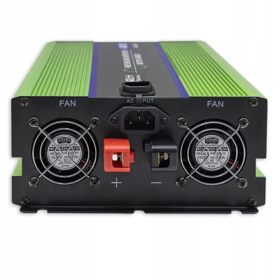 Qoltec Przetwornica Monolith ładowanie baterii UPS 2500W 5000W 12V/230V |Cz