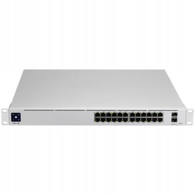 Ubiquiti UniFi Switch 24 L3 PoE+/PoE++ z 2 portami 10G SFP+
