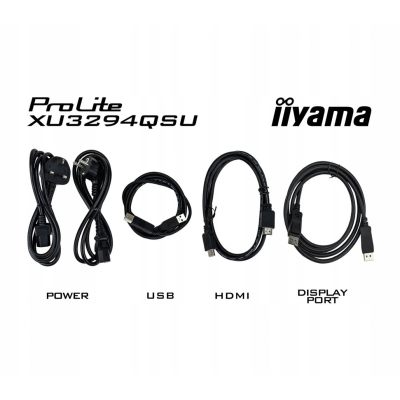 IIyama Monitor 31.5 cala XU3294QSU-B1 VA,WQHD,HDMI