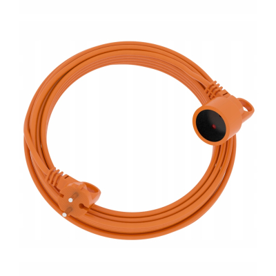 PRZEDŁUŻACZ OGRODOWY ACAR 2x1 250V/10A 10M pomarańczowy M01805