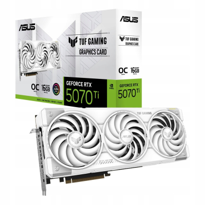 Karta graficzna ASUS TUF GAMING RTX 5070 Ti 16GB OC WHITE