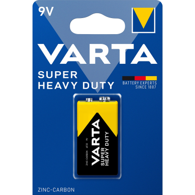 VARTA BATERIA CYNKOWA 9V SUPER HEAVY DUTY 1szt