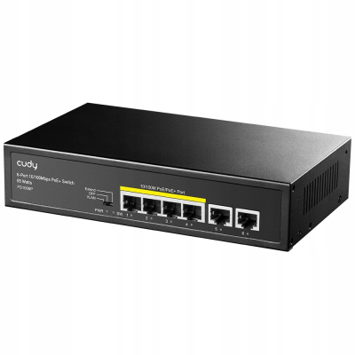 CUDY Przełącznik FS1006P 6xFE (4xPoE+) 65W SKLEP KOZIENICE RADOM