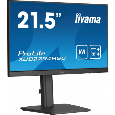 IIYAMA Monitor 21.5 cali XUB2293HSU-B7 IPS 100Hz Pivot HAS(150mm) 300cd