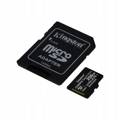 Kingston Karta pamięci microSD 256GB Canvas