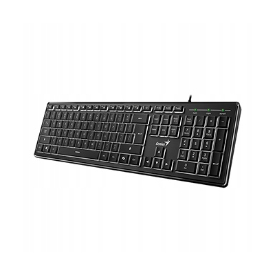 Genius SlimStar 820 klawiatura przewodowa (USB) CZ/SK, czarna