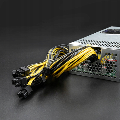 Qoltec Zasilacz PCI-E Smart 1600W 80 Plus Gold Data mining