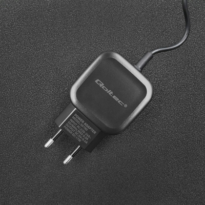 Qoltec Ładowarka sieciowa 17W 5V 3.4A USB + USB typ C