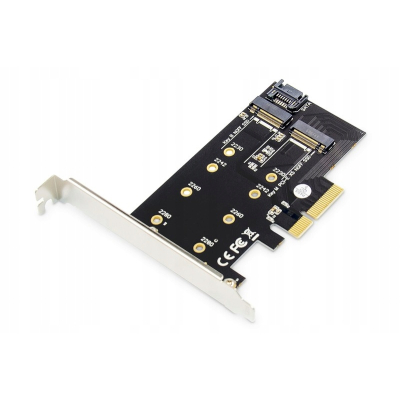 Digitus Kontroler M.2 NGFF/NVMe SSD PCIe3.0 SATA