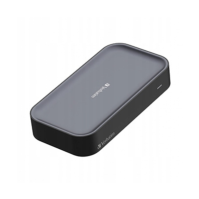 Verbatim Bezprzewodowy adapter USB-C z koncentratorem 1080p 32146 czarny