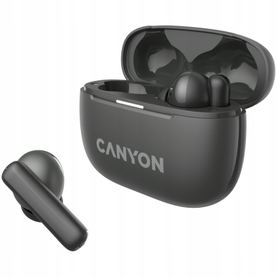 CANYON Słuchawki dokanałowe OnGo 10 ANC i ENC Szare