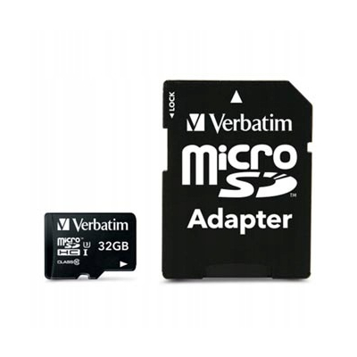 Verbatim Karta pamięci U3, 32GB, micro SDHC 47041, UHS-I U3, V30 z adapterm