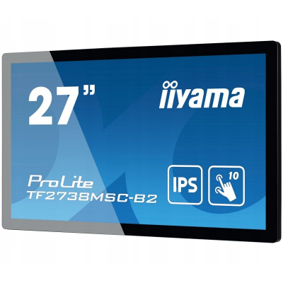 IIYAMA Monitor 27 cali TF2738MSC-B2 IPS,FHD DVI DP HDMI 2x3W poj.10p IP1X