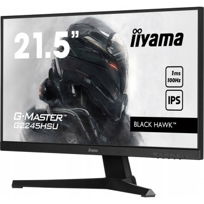 IIYAMA Monitor 22 cale G2245HSU-B2 IPS, FHD, 100Hz, 1ms, 2xUSB, 300cd