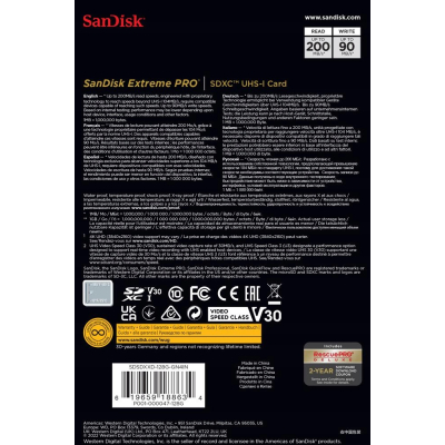 Karta SD SanDisk Extreme PRO 128 GB