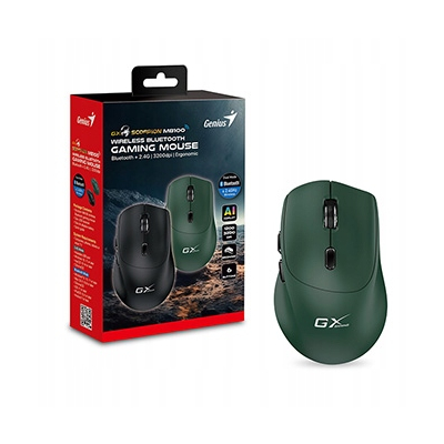 Genius GX Gaming Scorpion M8100 Mysz bezprzewodowa, zielona, 3200DPI