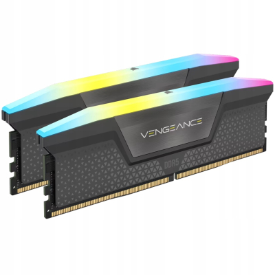 CORSAIR VENGEANCE RGB DDR5 64GB (2 x 32GB) DDR5 5600 CL40-44-44-90 1.25V