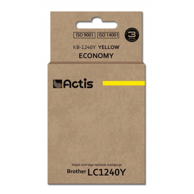 Tusz ACTIS KB-1240Y Brother LC1240Y/LC1220Y;żółty