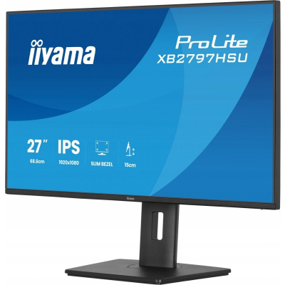 Monitor iiyama ProLite 27 cali XB2797HSU-B1 IPS FHD HDMI DP 120Hz
