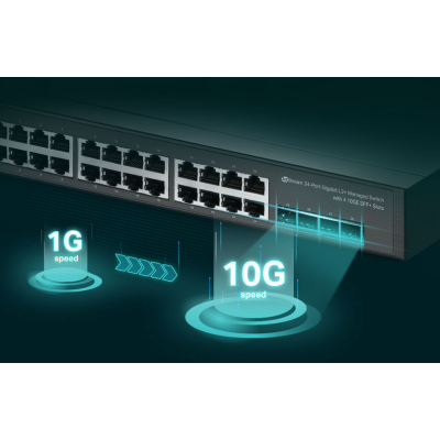 TP-LINK Switch SG3428X 24xGE 4xSFP+