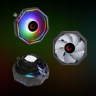 Rampage RM-C04 Coolblade Chłodzenie procesora 120mm LED 1600RPM LGA1700/AM5