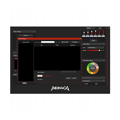 Marvo MONKA GURU Mysz biała, 26000DPI, Tri-Mode