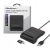 Qoltec Inteligentny czytnik chipowych kart SCR-0642 USB 2.0 +USB-C