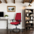 Powerton ERGO SIMA Ergonomiczny fotel biurowy, Czerwony