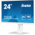 IIYAMA Monitor 24 cale XUB2497HSN-W2 IPS USB-C Dock HDMI DP Pivot biały