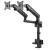 Maclean uchwyt biurkowy na 2 monitory 75x75 100x100 17-32" 2x8kg MC-812