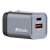 Verbatim Ładowarka GaN USB 3.0 USB C szara, 35 W, wymienne końcówki C,G,A