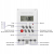 Qoltec Elektroniczny programator czasowy PC0629 na szynę DIN LCD 50629