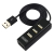 Unitek Y-2140 hub 4x USB 2.0 czarny