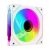 Rampage Wentylator do obudowy 120MM 1800RPM Infinite loop ARGB biały PWM