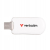 Verbatim USB flash disk, USB C, 256GB, Plectra, biały, 30230, USB C