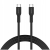 CANYON Kabel OnWire 60CL C-C 60W w oplocie 1m Czarny