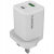 CANYON Ładowarka sieciowa CU45AC GaN 45W 1xPD 1xQC UK Biała