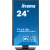 IIYAMA Monitor 24 cale XUB2497HSU-B2 IPS HDMI DP 2x2W USB Pivot HAS(150mm)