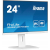IIYAMA Monitor 24 cale XUB2497HSN-W2 IPS USB-C Dock HDMI DP Pivot biały