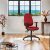 Powerton ERGO ANNA Ergonomiczny fotel biurowy, Czerwony