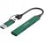 CANYON HUB DS-02 4 w 1 USB-A/C Zielony